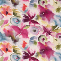 Flores Fuchsia Zest Azure 120573 Curtains